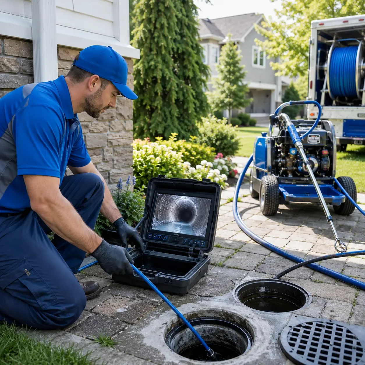 Outdoor drain cleaning professionals serving Bramwell, WV